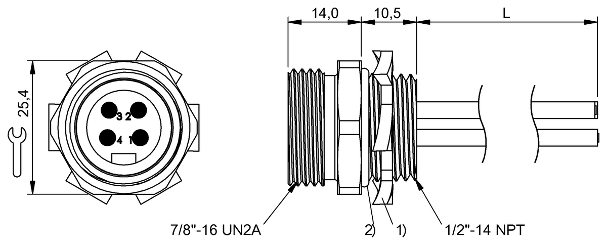 Conectores pasamuros