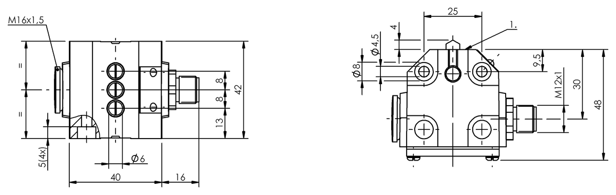 Mechanische Reihenpositionsschalter