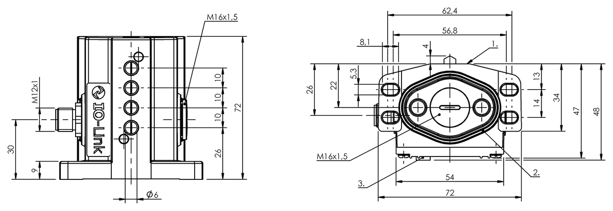 Mechanical multiple position limit switches