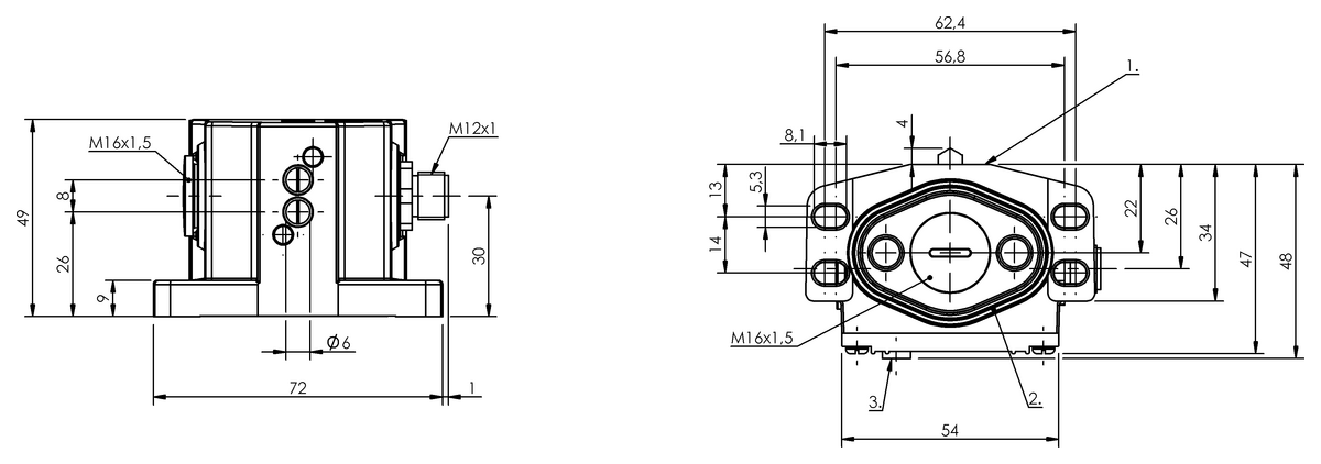 Mechanical multiple position limit switches