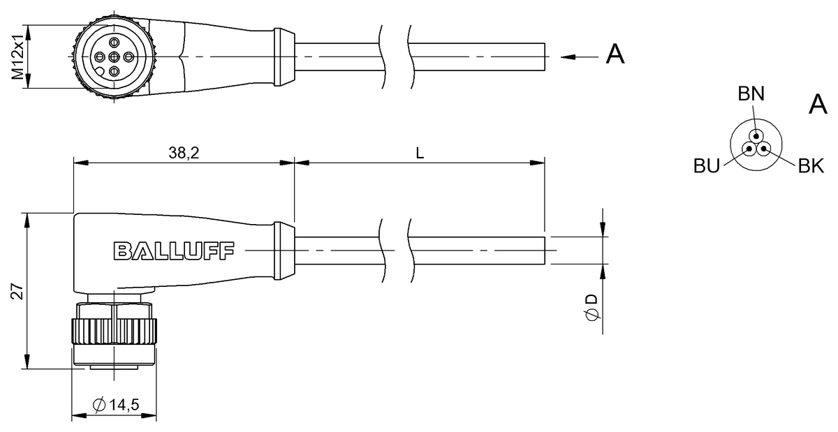Single-ended cordsets