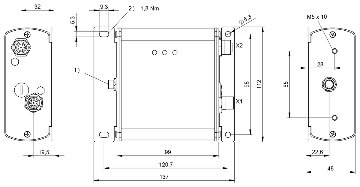 RFID HF Auswerteeinheiten (13,56 MHz)