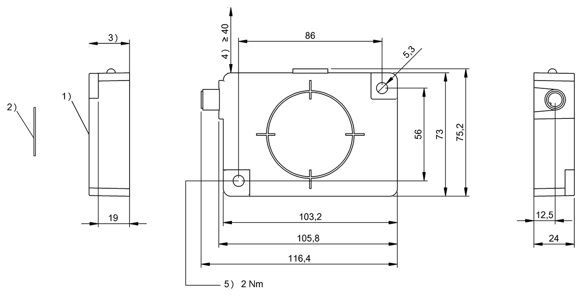 HF read/write heads and antennas (13.56 MHz)