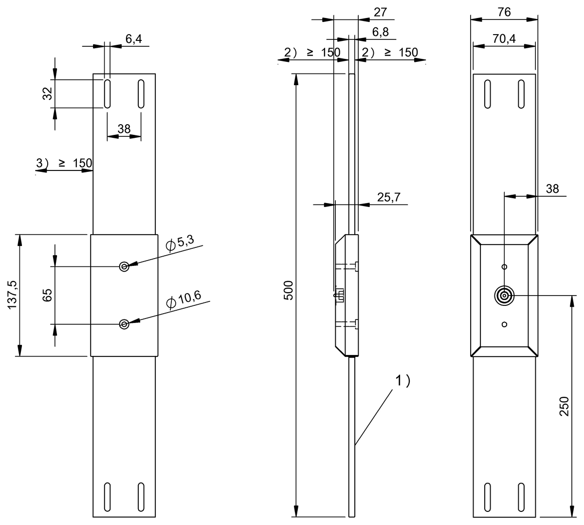 HF read/write heads and antennas (13.56 MHz)