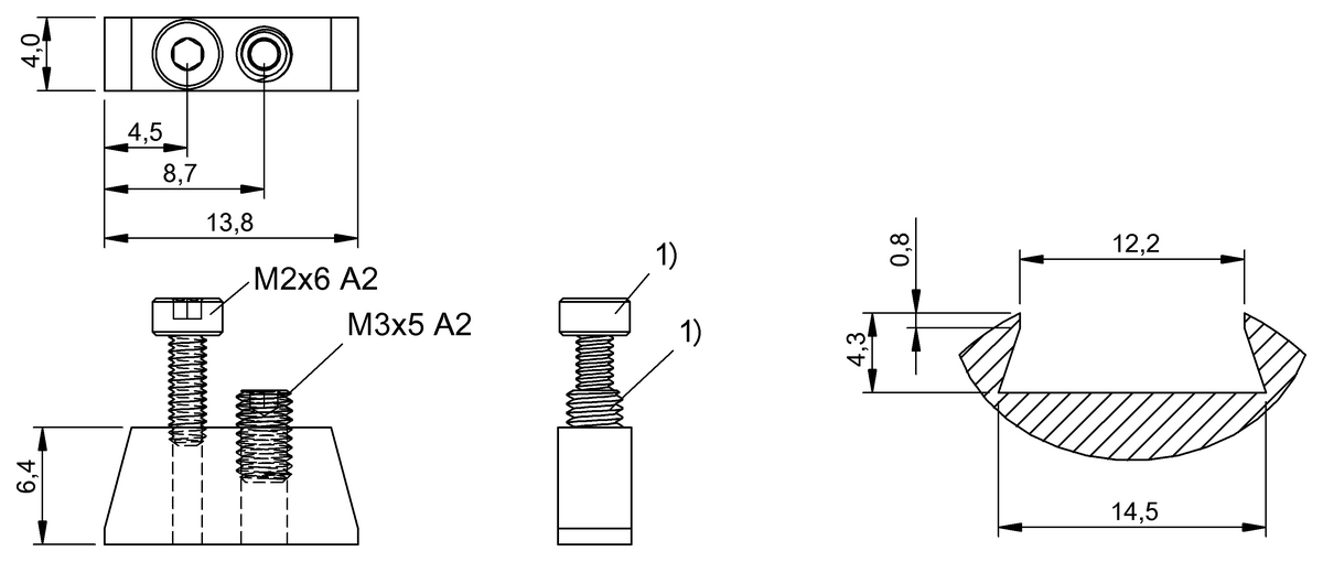 Mounting brackets for magnetic sensors