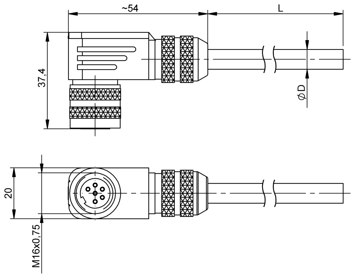 Single-ended cordsets