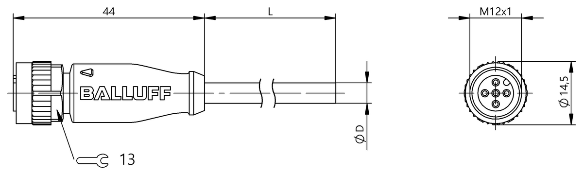 Single-ended cordsets