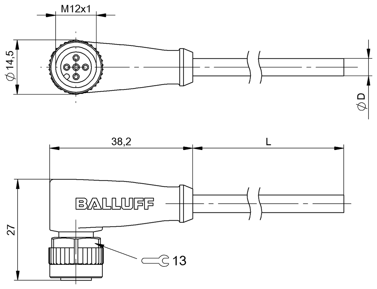 Single-ended cordsets