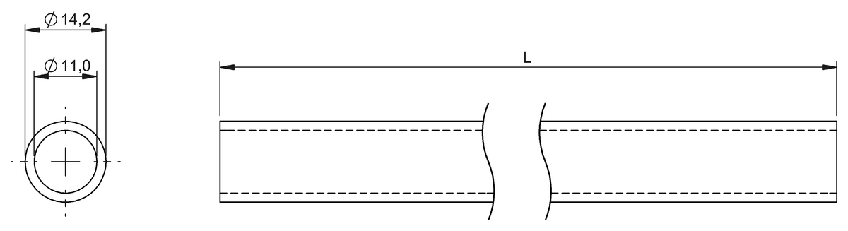 Protective tubes for cables