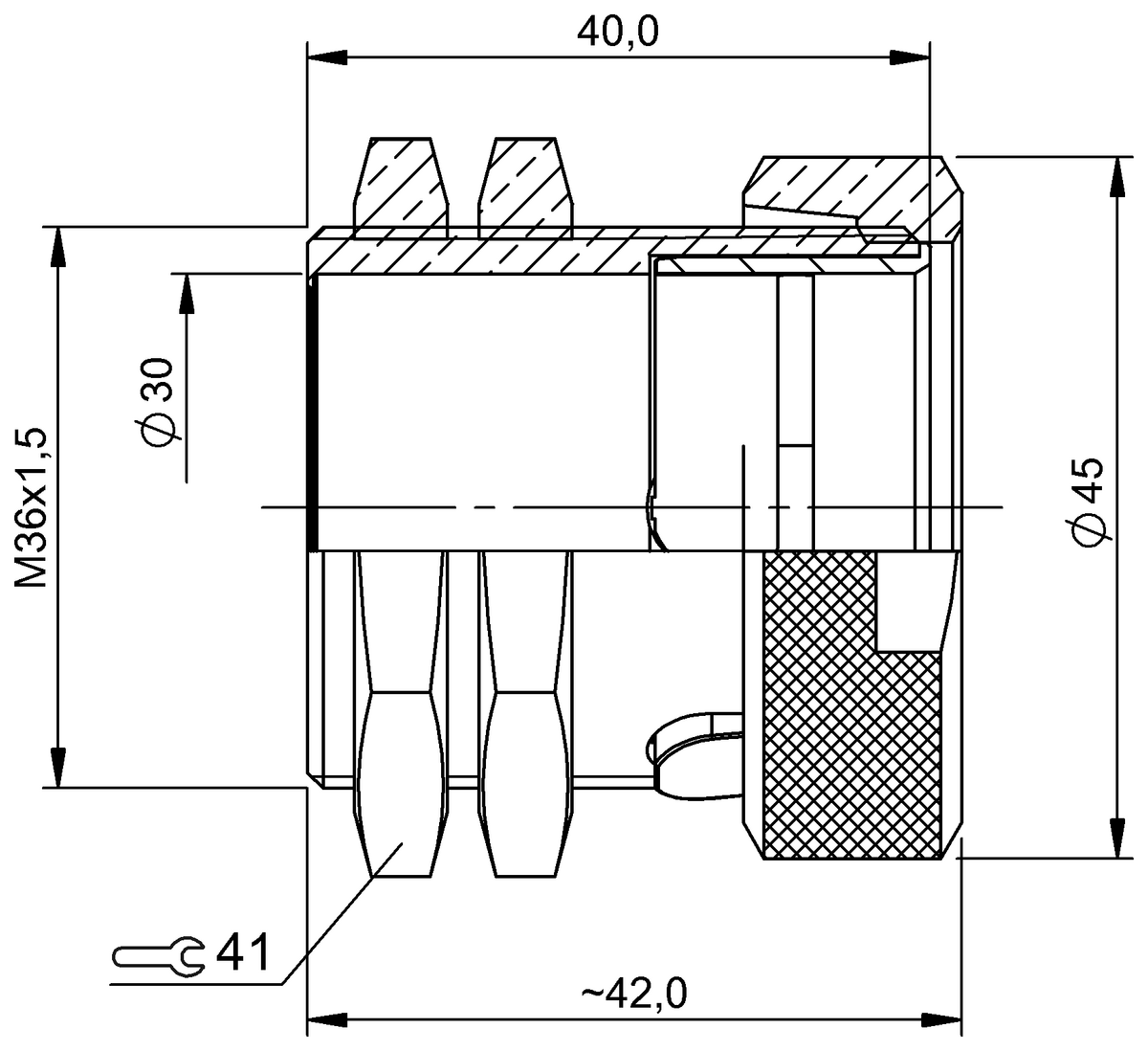 Proximity sensor mounts with positive stops