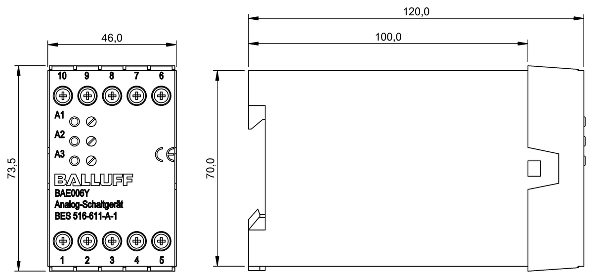 Analog switching device