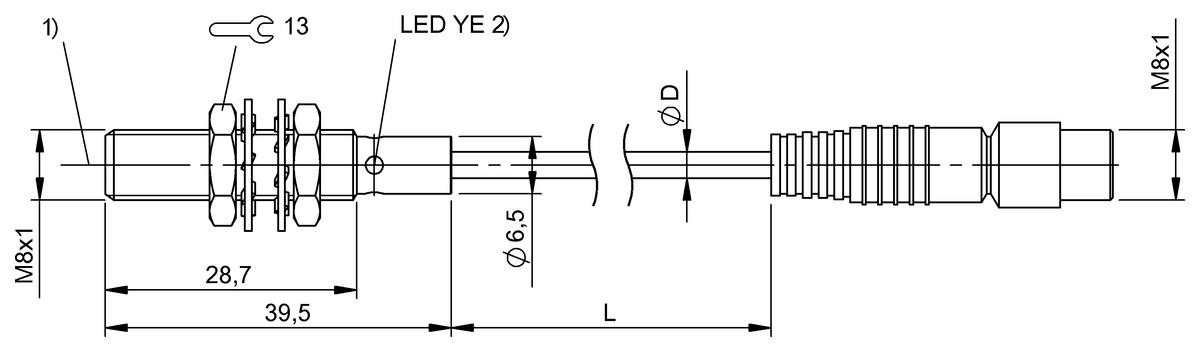 Through-beam sensors