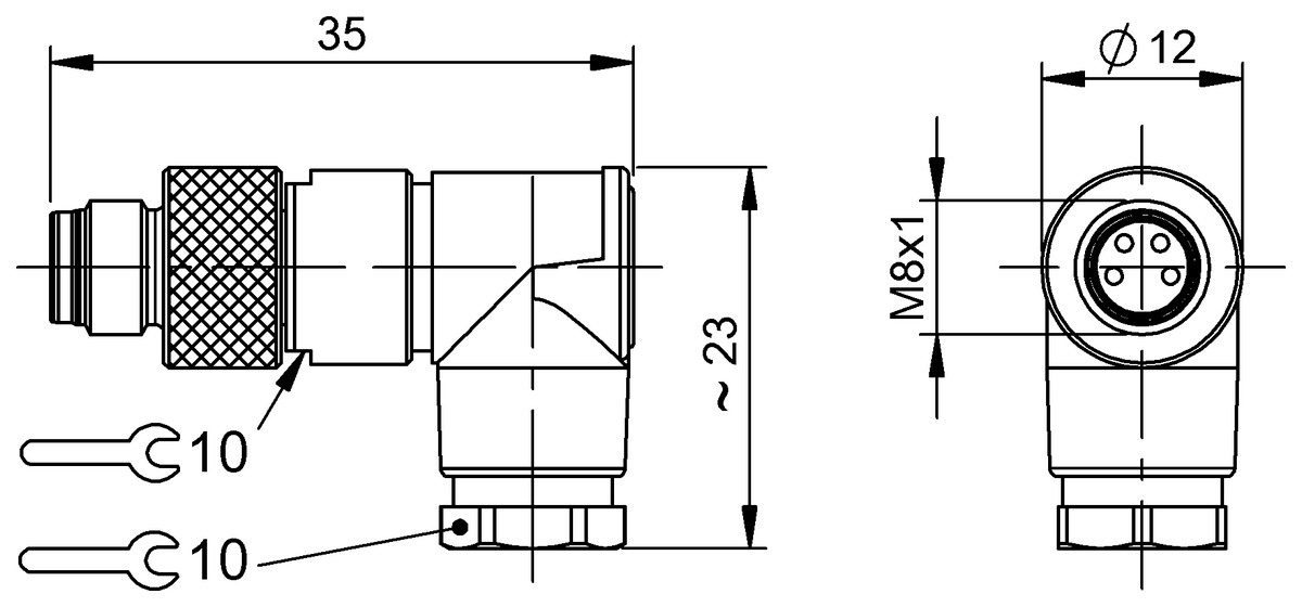 Złącze wtykowe do konfekcji