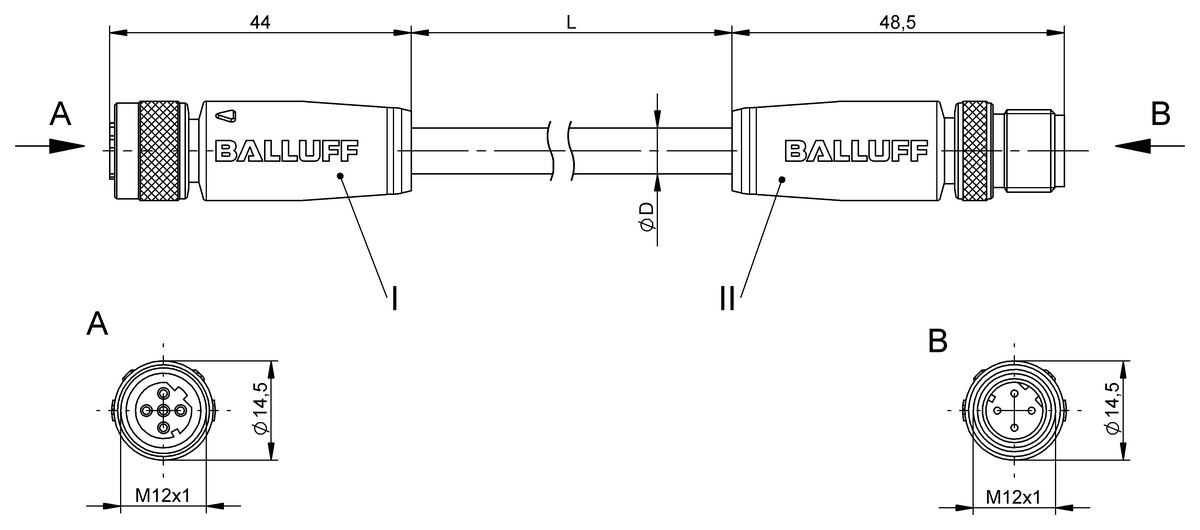 Çift uçlu kablo setleri