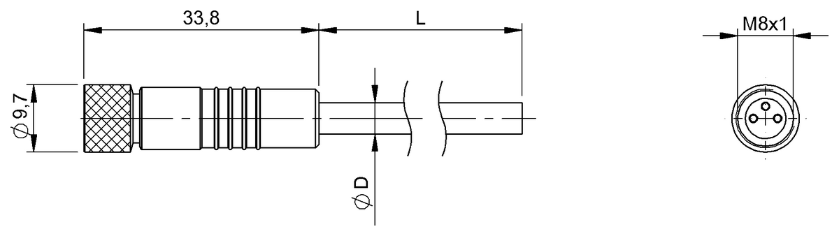 Single-ended cordsets