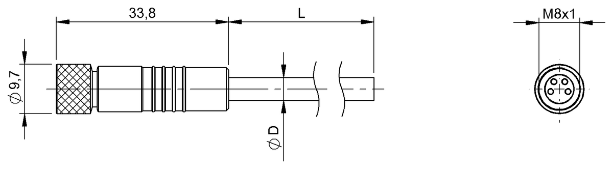 Single-ended cordsets