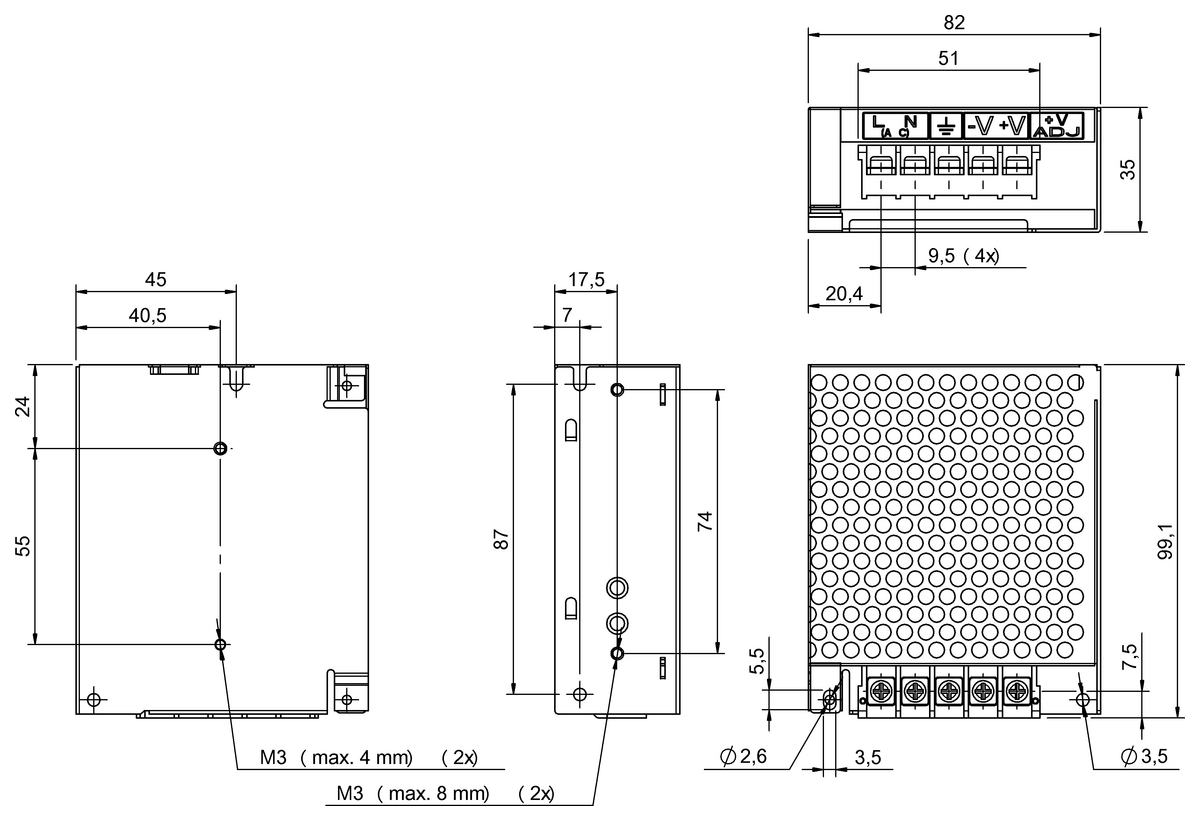 Power supply units in the compact format