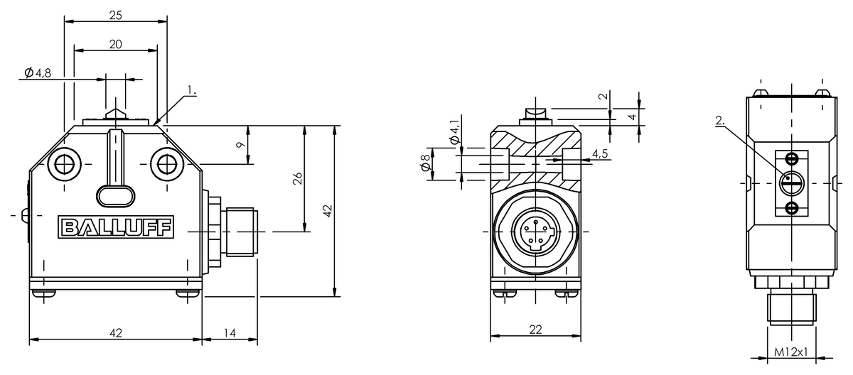 Mechanical single position limit switches