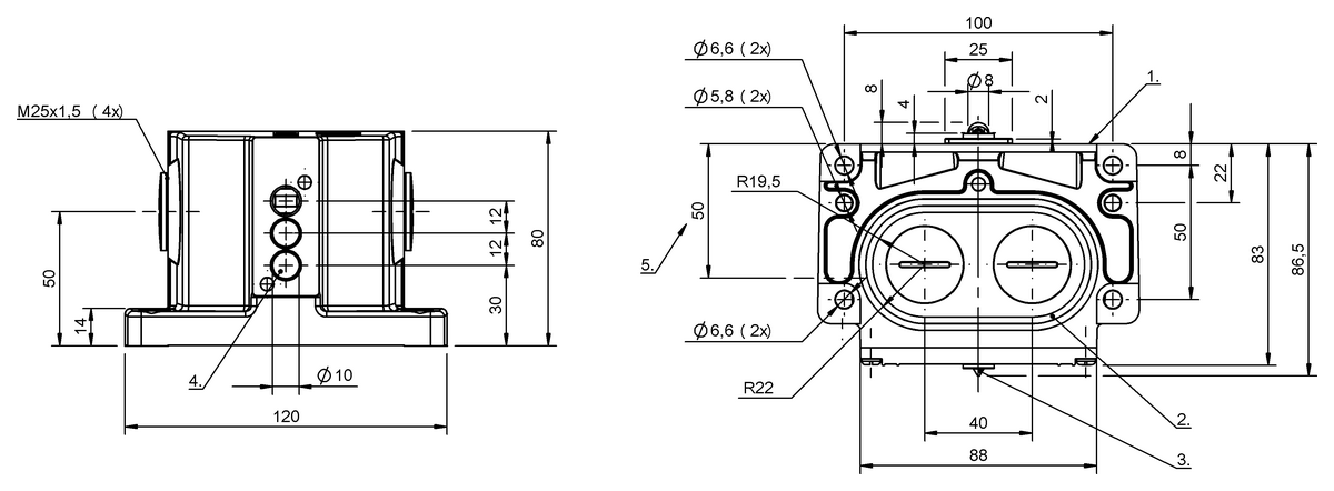 Mehrreihige Nockenschalter mit Mischbestückung