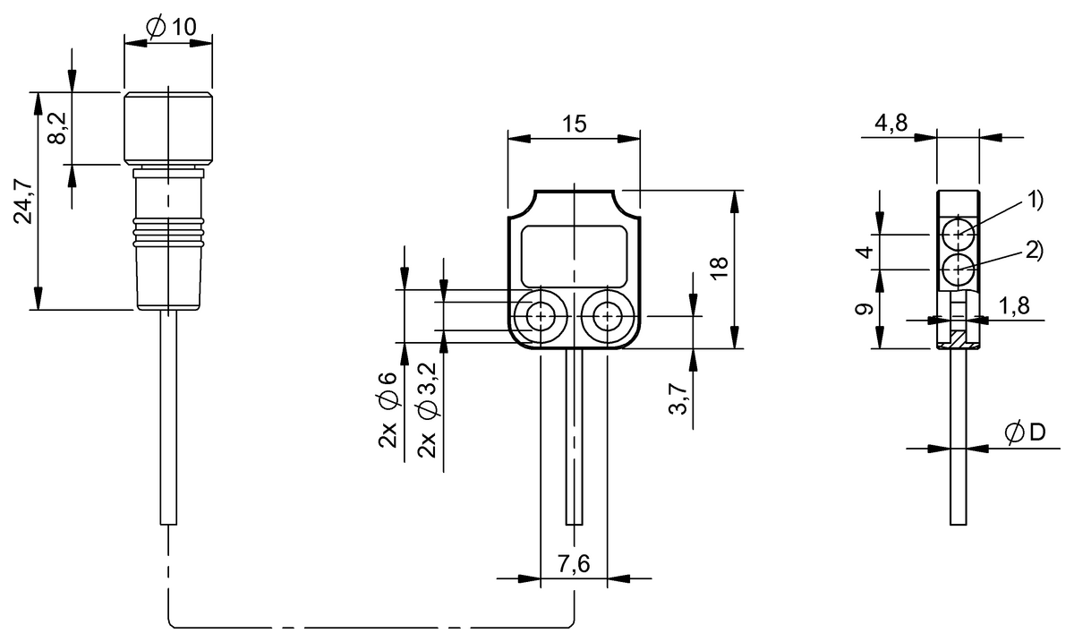 Micromote - optische Sensorköpfe