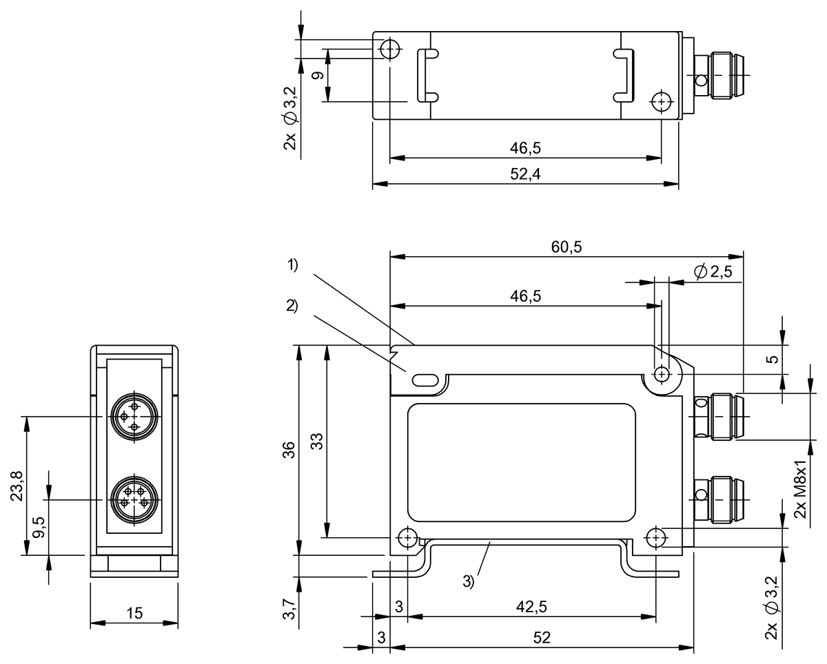 Micromote - Verstärker für optische Sensorköpfe