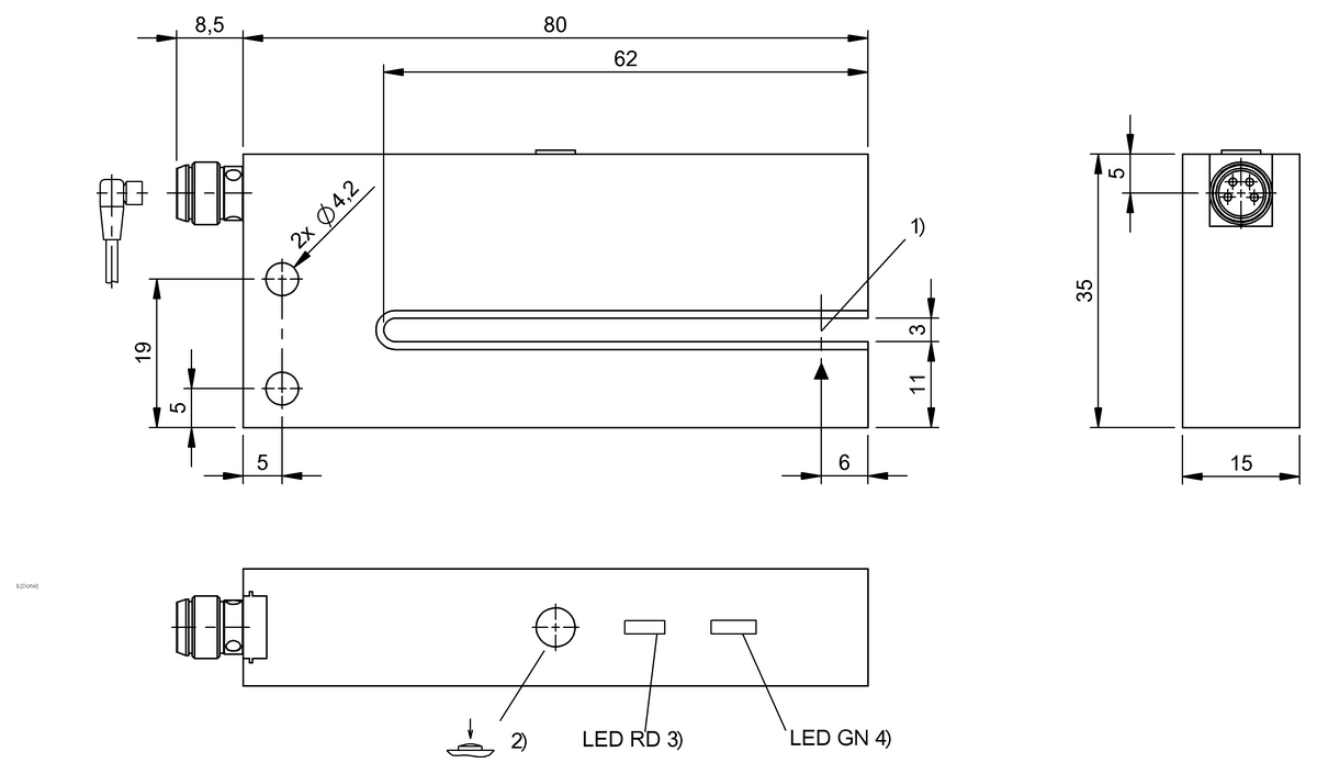 Widełkowe i kątowe bariery świetlne