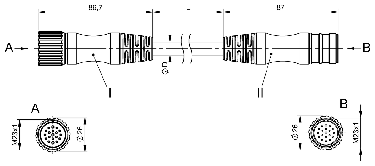 BCC M61L-M61L-30-350-PX0LP6-050