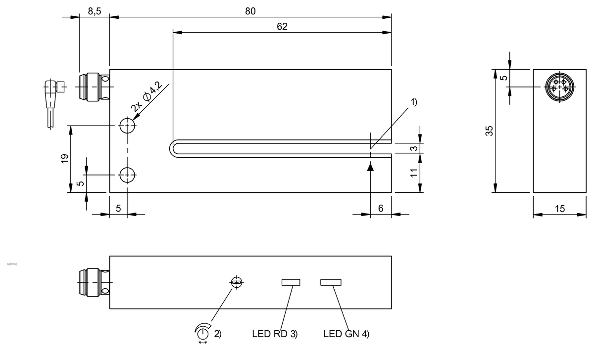 Barriere luminose a forcella e barriere luminose angolari