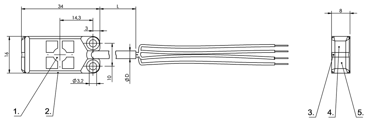 Capacitive level sensors without media contact