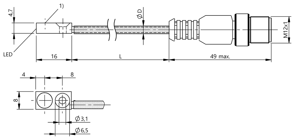 Inductive proximity switches and proximity sensors