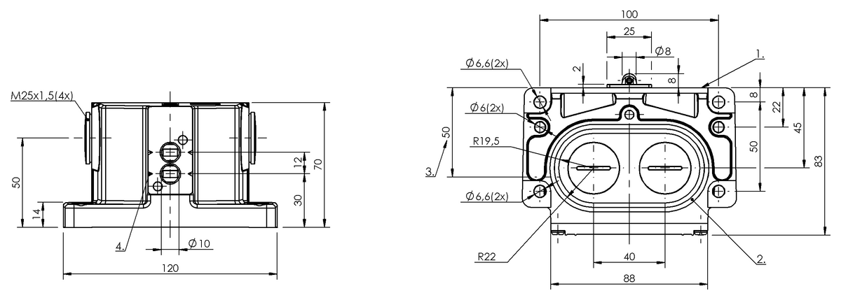 Mechaniczne przełączniki wielopozycyjne z funkcją bezpieczeństwa
