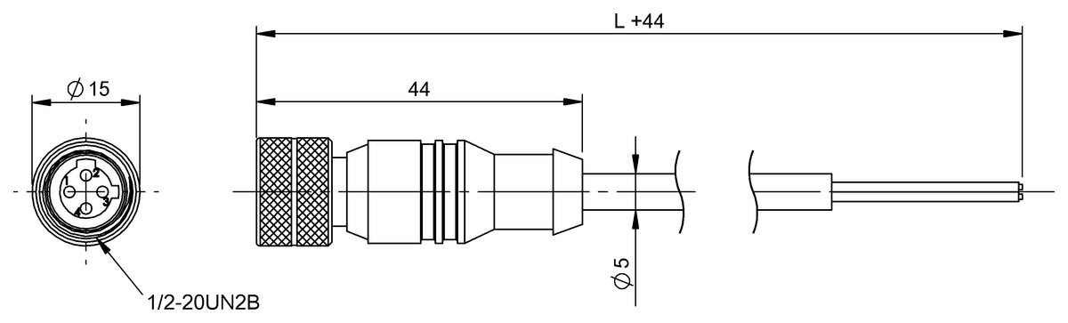 Single-ended cordsets