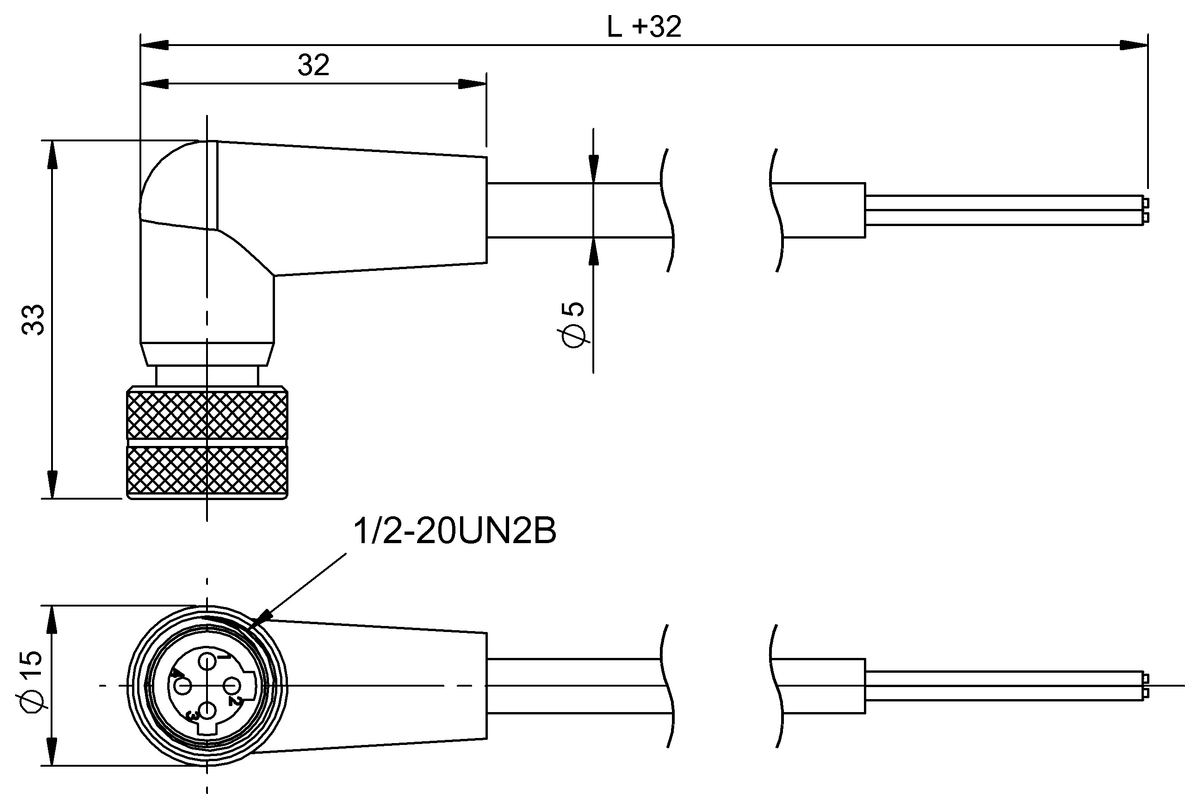 Single-ended cordsets
