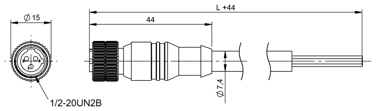 Single-ended cordsets