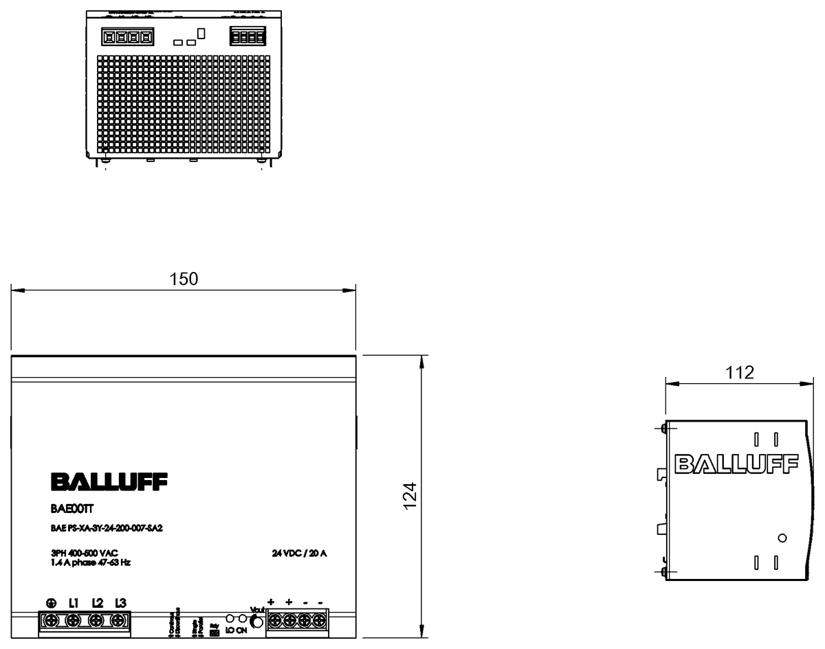 DIN Ray montajlı güç kaynakları