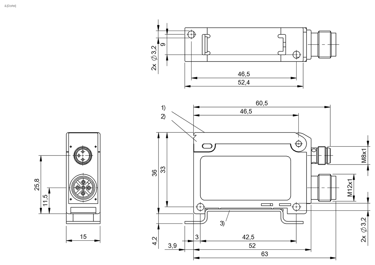 Micromote - Amplifier for optical sensor heads