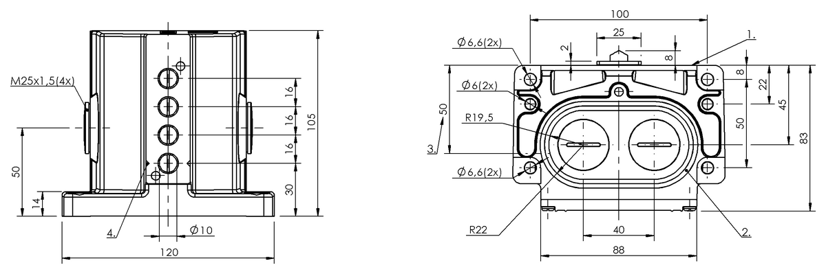 Mechaniczne przełączniki wielopozycyjne z funkcją bezpieczeństwa