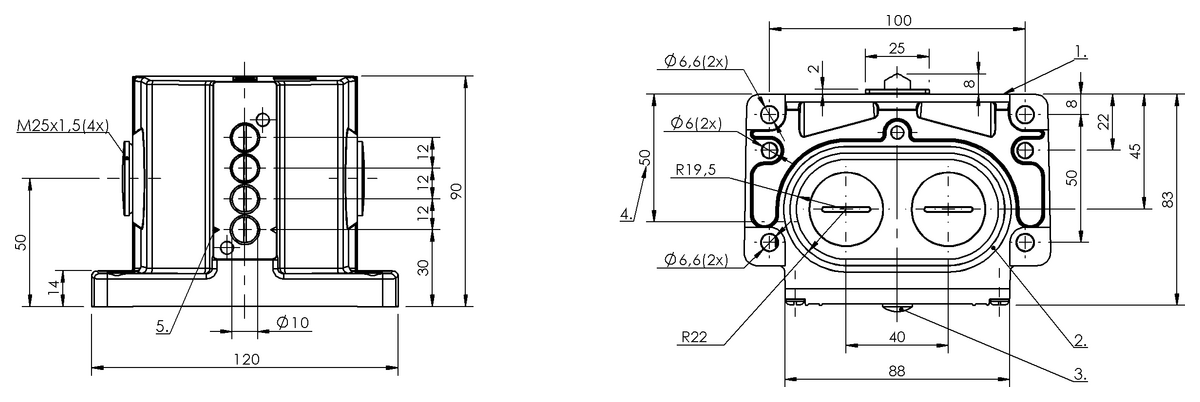 Mechaniczne przełączniki wielopozycyjne z funkcją bezpieczeństwa