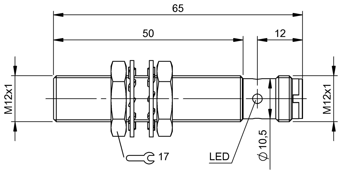 Inductieve Factor 1-sensoren