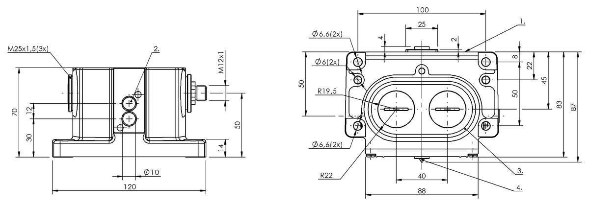유도식 다중 포지션 리미트 스위치