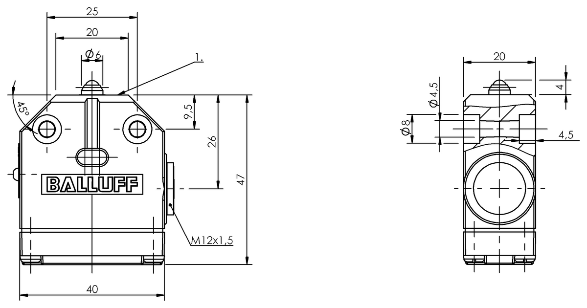 Mechanische Einzelpositionsschalter