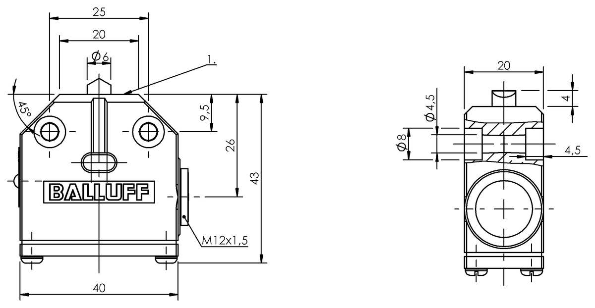 Mechanical single position limit switches