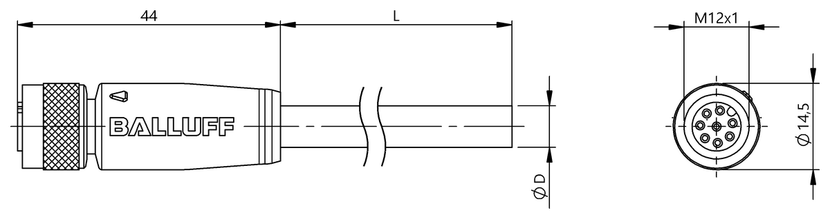 Single-ended cordsets