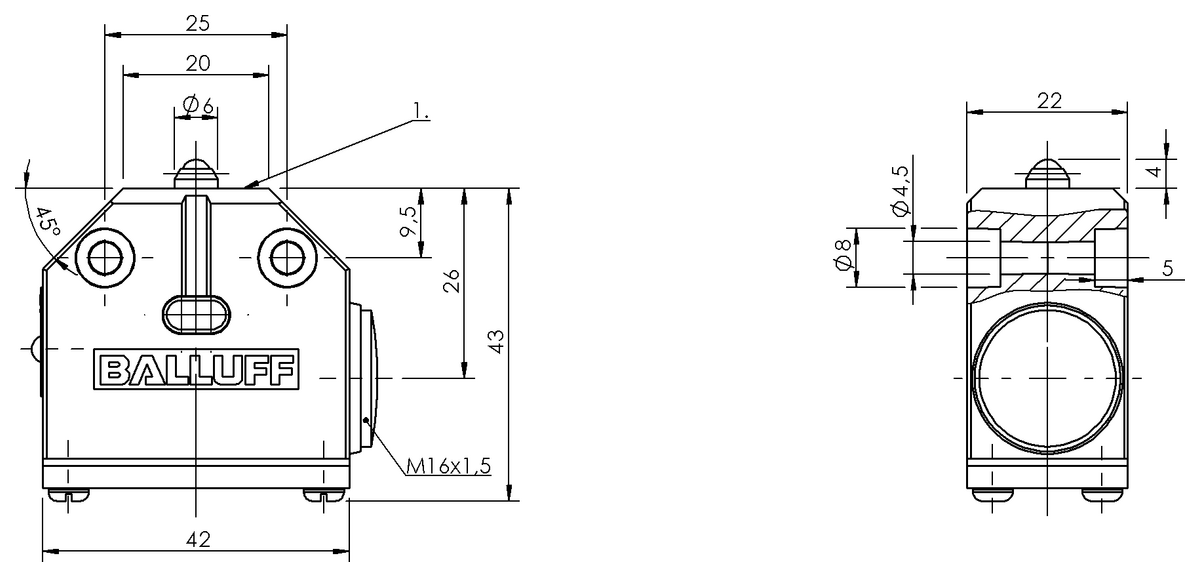 Finales de carrera individuales mecánicos