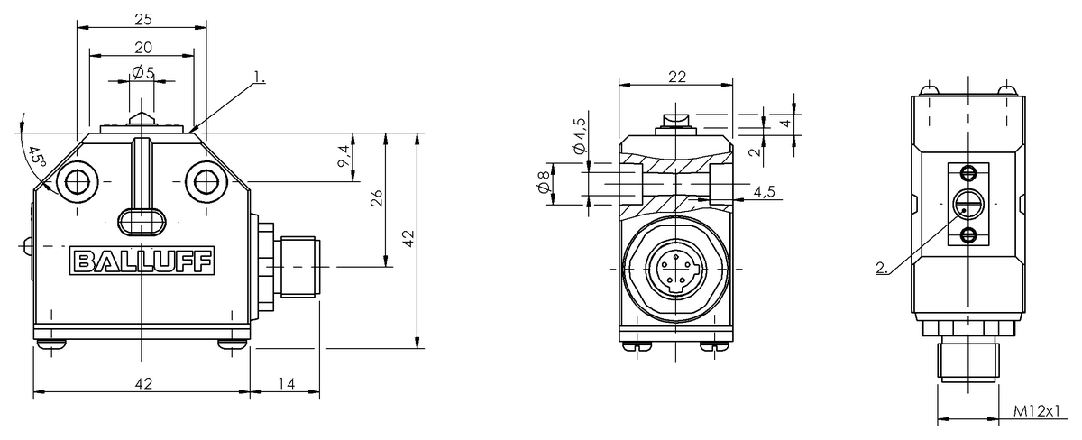 Mechanical single position limit switches