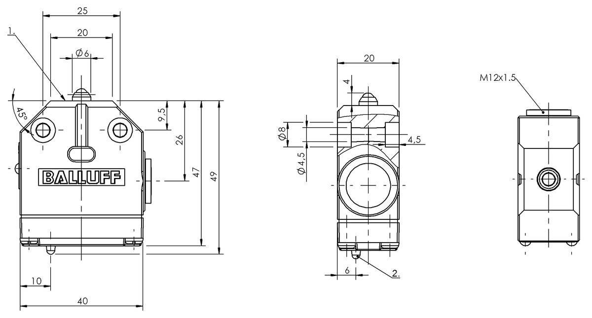 Mechanische Einzelpositionsschalter