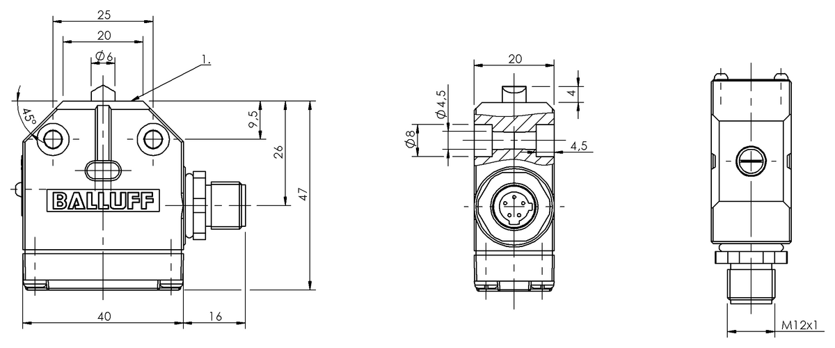 Mekanik tek konumlu limit sviçleri