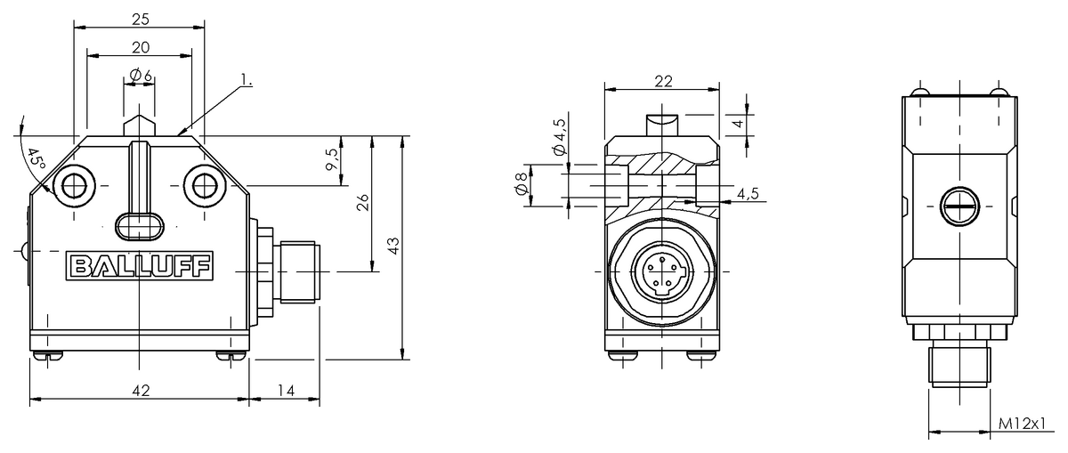 Interruttori di posizione singoli meccanici