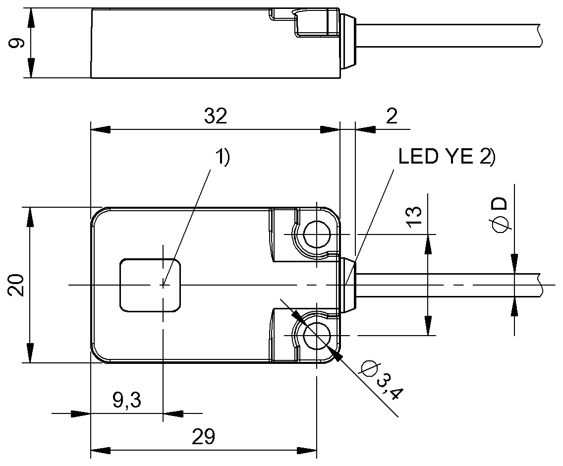 Through-beam sensors