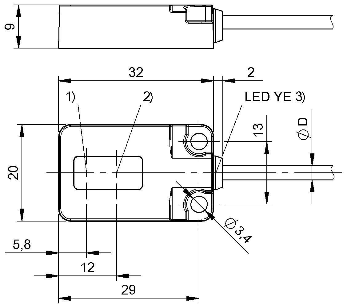 Bos022r bos r01e po kf21 02 diffuse sensors balluff thailand